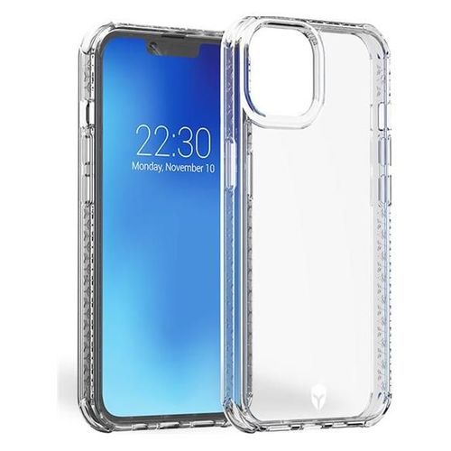 Force Case Air - Coque De Protection Pour Téléphone Portable - Renforcé, Test De Chute À 3 Mètres, Garantie À Vie - Alliage Polymère, Silicone Liquide - Transparent - Pour Apple Iphone 14