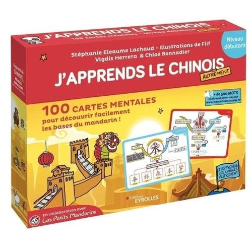 J'apprends Le Chinois Autrement - 100 Cartes Mentales Pour Découvrir Facilement Les Bases Du Mandarin !