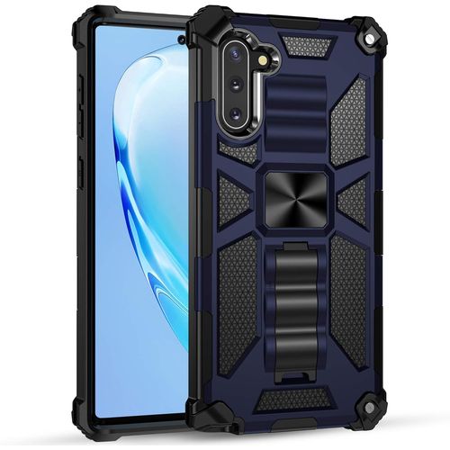 Coque De Protection Pour Samsung Galaxy Note10 Plus - Antichoc - Avec Support - Double Couche - En Polycarbonate Rigide + Tpu - Support De Voiture Magnétique - Pour Samsung Galaxy Note10 Plus 6,8