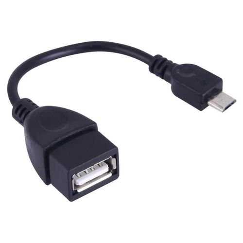 Câble adaptateur Micro USB OTG-Mâle vers USB 2.0 Femelle pour Smartphones