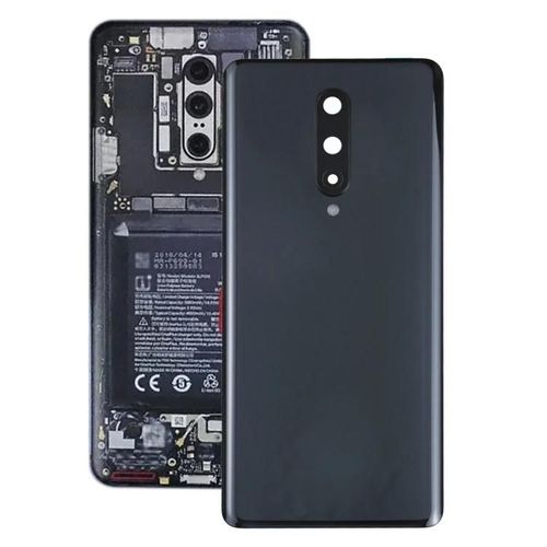 Couvercle Arrière De La Batterie Oneplus 8 Avec Objectif De L'appareil Photo-Noir Étui De Remplacement Noir