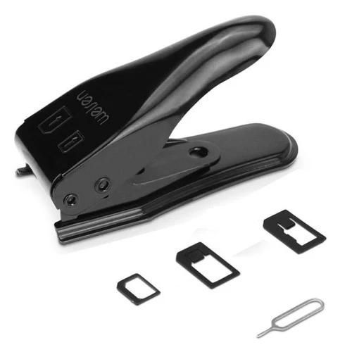 Découpeur Double Nano Sim Avec Adaptateurs Pour Iphone,Samsung,Huawei,Xiaomi