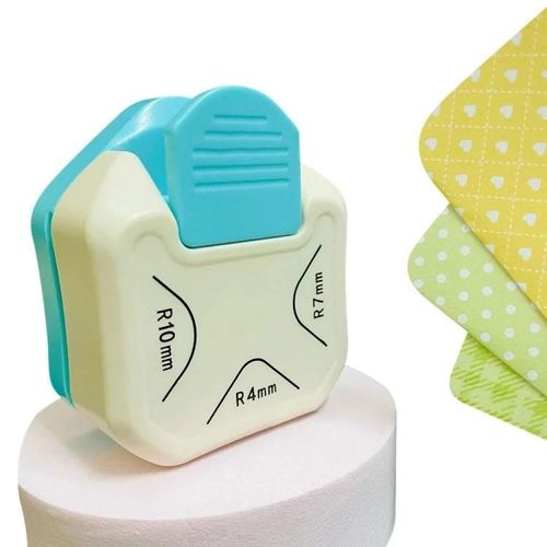3 En 1 Fancy Corner Cutter Multi-Angle Corner Cutter Embosser Round Corner