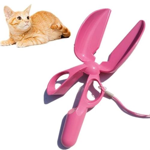 Cueilleur De Crottes De Chien-Pelle À Fumier De Type Ciseaux,4 Pièces,Rose-Rose