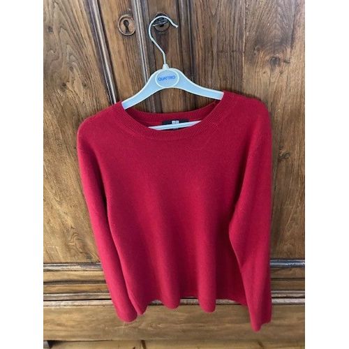 Pull Cashmere Uniqlo, Taille Xl, Rouge
