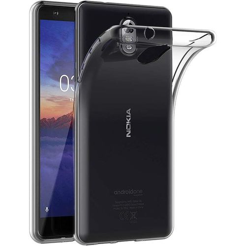 Coque Nokia 3.1, Transparente Silicone Coque Pour Nokia 3.1 Housse Silicone Etui Case 5,2 Pouces