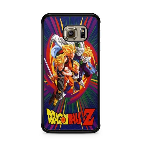 Coque De Téléphone Pour Samsung Galaxy S6 Edge Dragon Ball Z Son Goku Son Gohan Vegeta Dbz Songoku Songohan Ref 4411