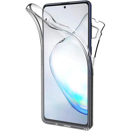 Coque Compatible Samsung Galaxy Note10 Lite / A81 / M60s, 360°Full Body Transparente Silicone Coque Pour Samsung Galaxy Note10 Lite Housse Silicone Etui Case 6,7 Pouces