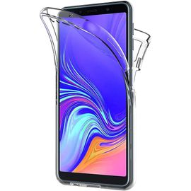 Coque Samsung Galaxy A7 2018, 360°Full Body Transparente Silicone Coque Pour Samsung A7 2018 Housse Silicone Etui Case 6,0 Pouces