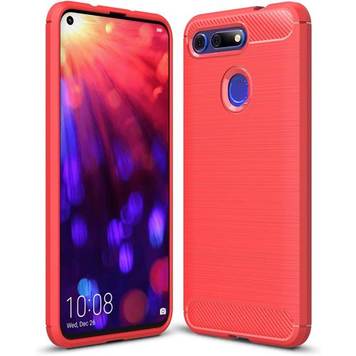 Coque Pour Honor View 20, Ultra Fin Ultra Léger Bumper Etui De Protection En Silicone Antichoc Avec Housse De Protection, Pour Apple Honor View 20 Rouge
