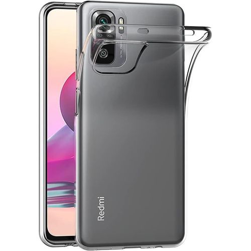 Coque Compatible Avec Redmi Note 10 4g, Transparente Silicone Etui Pour Xiaomi Redmi Note 10s Coque Housse Bumper Clear Case