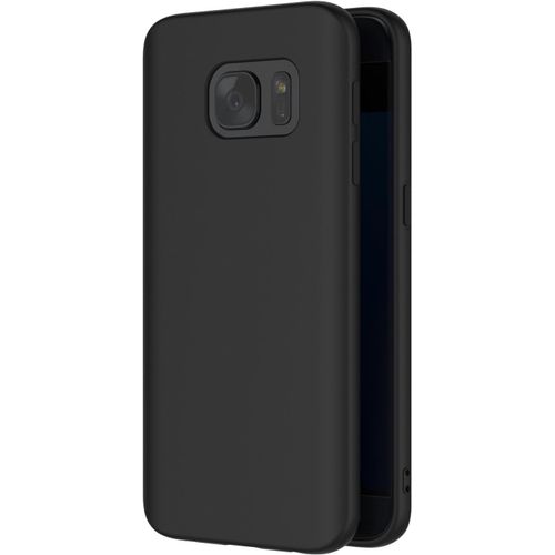 Coque Samsung Galaxy S7, Noir Silicone Coque Pour Galaxy S7 Housse Samsung S7 Noir Silicone Etui Case