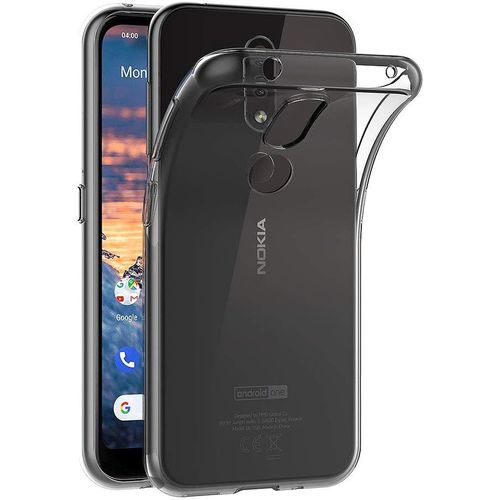 Coque Compatible Nokia 4.2, Transparente Silicone Coque Pour Nokia 4.2 Housse Silicone Etui Case 5,71 Pouces