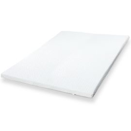 The White Stone Topper Viscoelastico Memory Foam H3 | Correcteur de matelas | Topper de matelas avec housse amovible | antibactérien 100x190