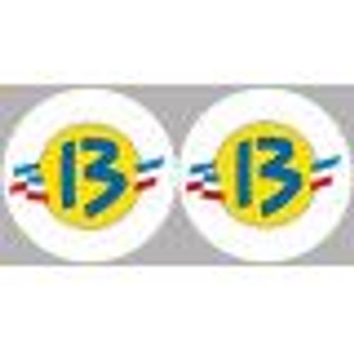 Les Bouches Du Rhône 13 - 2fois 5cm - Sticker/Autocollant