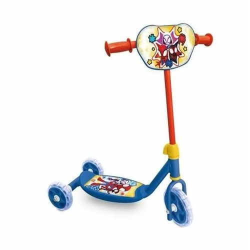 Trottinette 3 Roues - Mondo - My First Scooter Spidey - Enfant 2-4 Ans - Poids Max 20 Kg