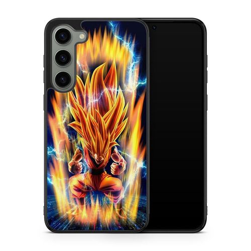 Coque De Téléphone Pour Samsung Galaxy A34 Dragon Ball Z Son Goku Son Gohan Vegeta Dbz Songoku Songohan Ref 8927