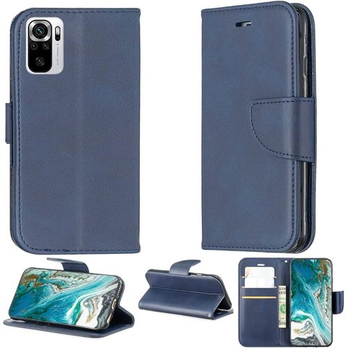 Coque Pour Xiaomi Redmi Note 10s Coque Pour Xiaomi Redmi Note 10s Coque Étui Housse Case Support Yzw Blue