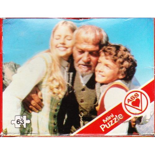 Mini Puzzle Heidi Avec Son Grand-Père Et Klara