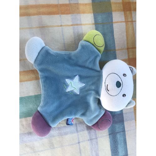 Doudou Sucre D Orge Ourson - 20 Cm De Côté Environ
