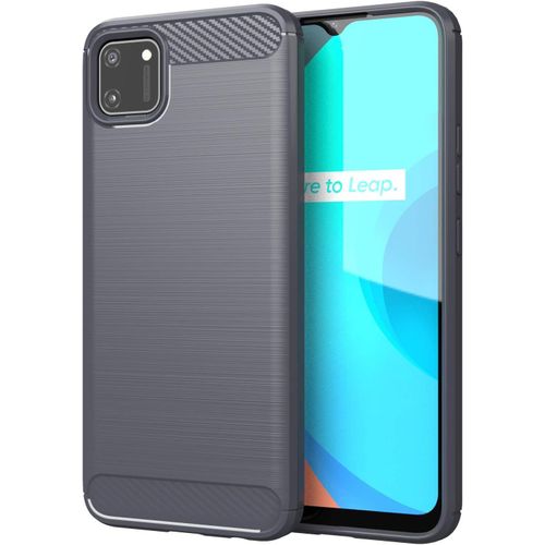 Coque Pour Realme C11 2021, Coque De Téléphone En Tpu Souple Brossé Ultra Mince Avec Anti-Empreintes Digitales
