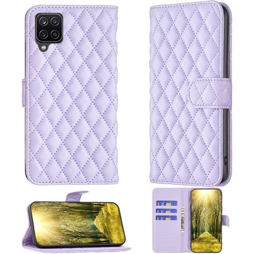 Coque Pour Samsung Galaxy A12 Coque Pour Samsung Galaxy A12 Coque Étui Housse Case Support Xxf Purple