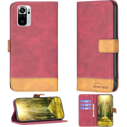 Coque Pour Xiaomi Redmi Note 10s Coque Pour Xiaomi Redmi Note 10s Coque Étui Housse Case Support Bf707 Red