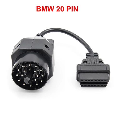 Adaptateur Pour Ancienne Voiture Bmw, 20 Broches Vers 16 Broches, Connecteur Femelle, Obd Ii, Obd2-Bmw 20pin