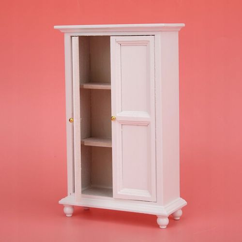 Ensemble De Meubles De Maison De Poupée En Bois Lit De Poupée Armoire Réfrigérateur Étagère