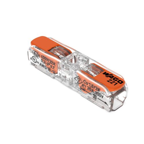 Sachet de 10 bornes Inline série 221 - Wago