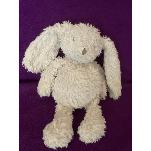 Peluche Doudou Lapin Blanc Maison Du Monde 27 Cm