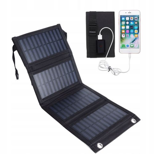 Chargeur Solaire Pour Téléphone 20w 5.5v Panneau Solaire Touristique Pliable