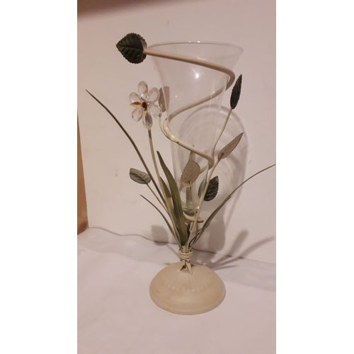 Vase Transparent Decor Fleur