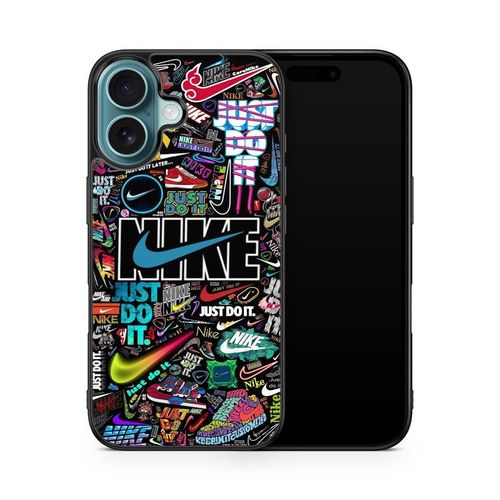 Coque De Téléphone - Coque En Folie - Compatible Iphone 16 Nike Virgule Sport Air Force Design Paris Ref 3629