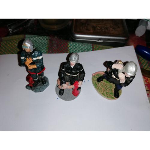 Figurines Pompiers Resine 8 Cm Nem