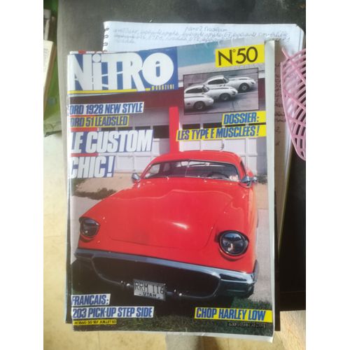 Nitro 50 De 1985 203 Pick Up,Ford A Roadster,Jaguar Type E V12,Pro Street,Ford Leadsled,Mercury Sedan,Chop Harley Lowrider