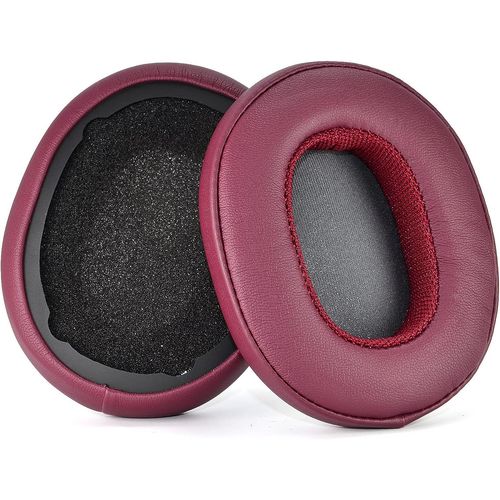 Coussinets de Rechange pour Casque Skullcandy Crusher 3.0 Wireless HESH3/Oreillettes/Cache-Oreilles/pièces de réparation,Rouge