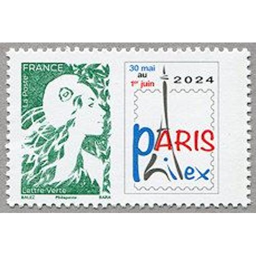 Marianne De L'avenir Et Affiche De Paris Philex Année 2024 N° 5764 Yvert Et Tellier Luxe