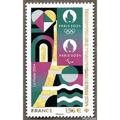 Jeux Olympiques Et Para-Olympiques De Paris Année 2024 N° 5767 Yvert Et Tellier Luxe