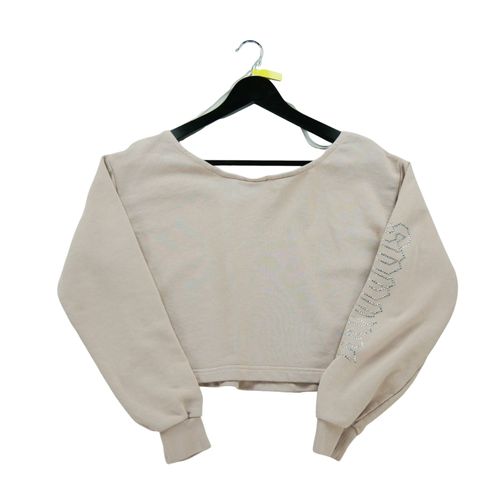 Reconditionné - Sweat À Capuche Femme Crop Top Rose - Taille S - Femme - Rose