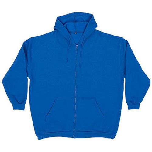 Sweat Zippé Surdimensionné 4xl Au 15xl - Unisexe - Mys710 - Bleu Roi