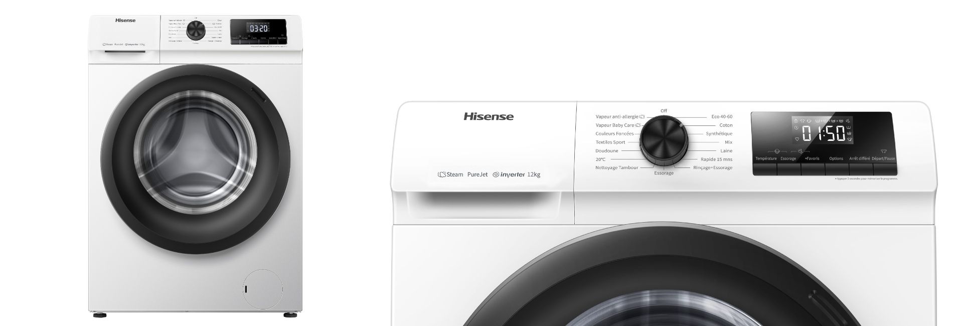 Lave linge HISENSE W1214QE image 1 | Rakuten