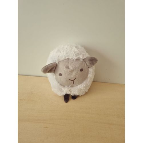Doudou Mouton Blanc Gris Zeeman
