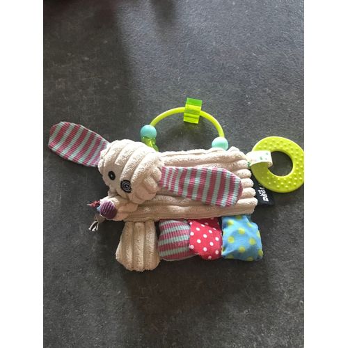 Doudou Peluche Hochet D'activités Jélékros Le Lion Les Deglingos