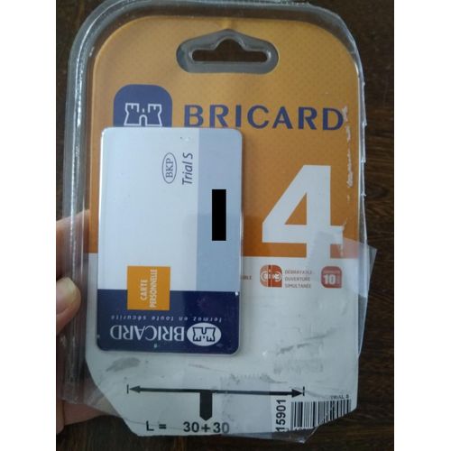Barillet de serrure Bricard 30mm x 30mm