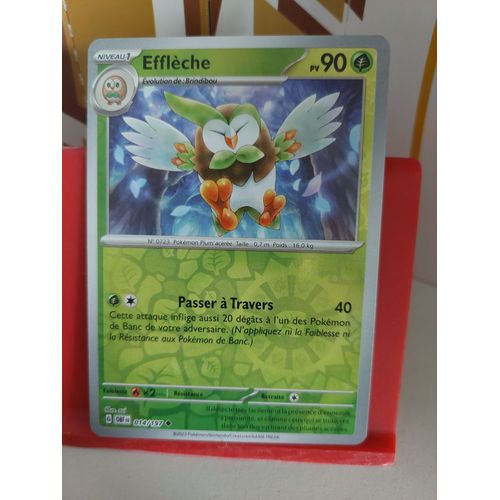 Carte Pokémon Effleche 014/197 Reverse Flammes Obsidiennes