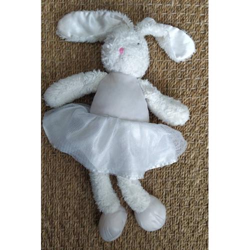 Peluche Doudou Lapin Blanc Primark Danseuse En Tutu