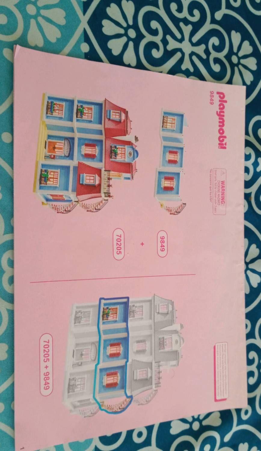 Playmobil - 9849 - Etage supplémentaire pour Grande Maison (70205  Dollhouse) - Vendu sous Emballage Carton Brun : : Jeux et Jouets