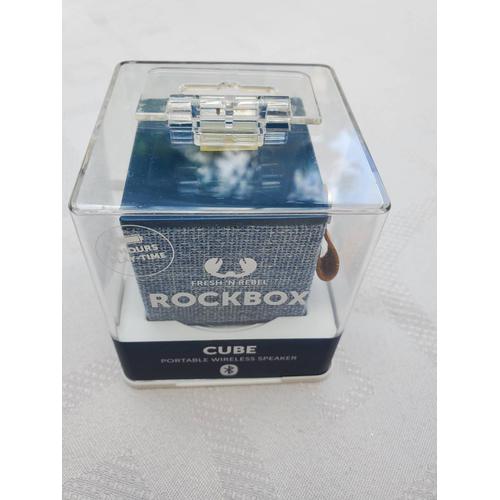 Enceinte portable Fresh'n Rebel Rockbox Cube Fabric Indigo
