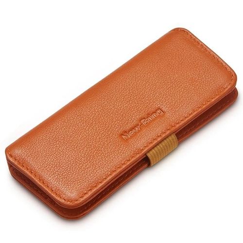 Porte-Monnaie Pull-Out Key Case-Sac De Rangement Pour Clés En Cuir Pour Hommes Et Femmes-Orange Orange